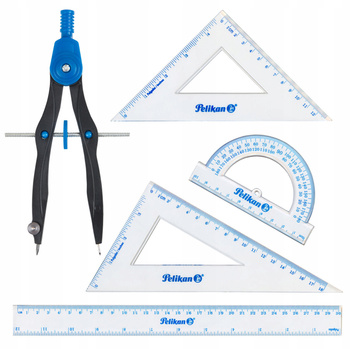 Komplet Geometryczny 5 Części Herlitz