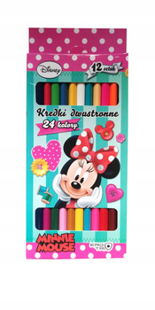 Kredki Minnie junior 12 sztuk 24 kolorowy st. majewski