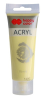 Farba Akrylowa 75Ml, Żółty Pastelowy, Happy Color