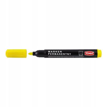 Marker Perm. Żółty To-202 okr. 1,5mm Toma, 1 sztuka