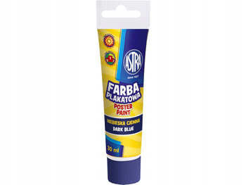 Farba Plakatowa Tuba 30 Ml - Ciemna Niebieska Astra