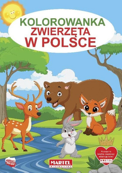 Kolorowanka Zwierzęta w Polsce Martel