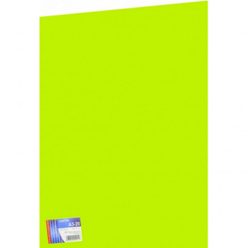 Brystol Karton A3 20 ark. Zielony (Fluo) Kreska
