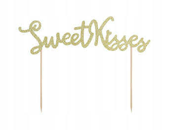 Topper Na Tort Sweet Love - Sweet Kisses Partydeco