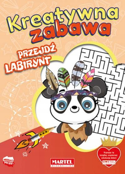 Kreatywna zabawa. Przejdź labirynt. Martel