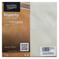 Koperta 15 8 Millenium Krem 10szt Galeria Papieru