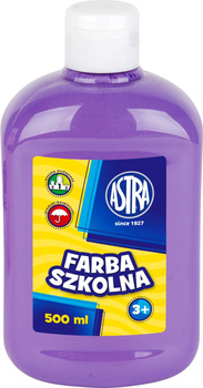 Farba Szkolna 500 Ml Fioletowa Astra