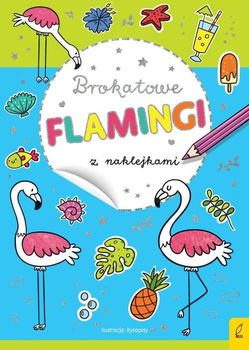 Brokatowe Flamingi Z Naklejkami Foksal