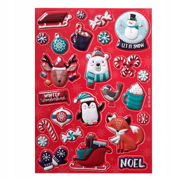 BN-Naklejki Świąteczne, Zwierzęta Incood