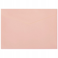 Koperta C5 Gładki Pudrowy Róż Satynowany Galeria Papieru
