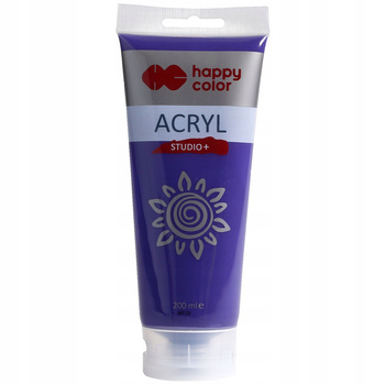 Farba Akrylowa Studio 200 Ml, Fiolet, Ha Happy Color