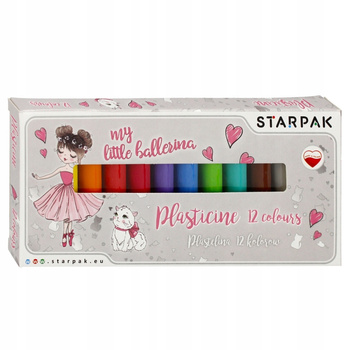 Plastelina 12kol Balerina Starpak