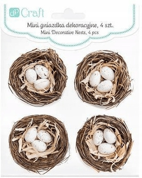 Mini Gniazdka Dekoracyjne 5,5 Cm, 4 Szt Incood