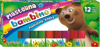 Plastelina Bambino 12 Kolorów Majewski