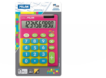 Kalkulator Z Dużymi Klawiszami Mix 159906Tmpbl Różowy. Milan