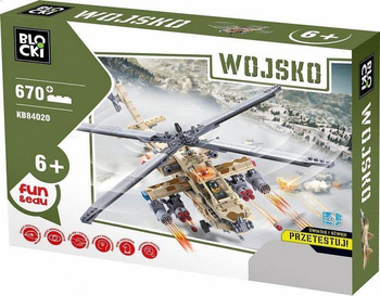 Klocki Blocki Wojsko Helikopter Icom