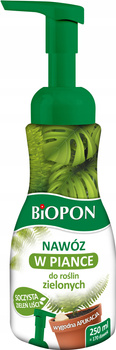 Nawóz w piance do Roślin Zielonych 250ml Biopon