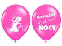 Balony 30 Cm Gorączka, Pastel Hot Pink Partydeco