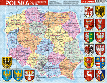 Puzzle Ramkowe - Polska Administracyjna Demart