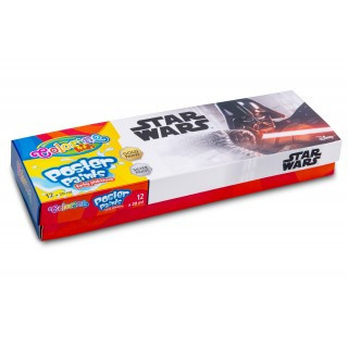 Farby Plakatowe 12Kol/20Ml Star Wars 89489 Colorino