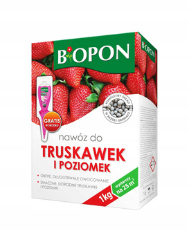 Nawóz Do Truskawek I Poziomek Granulat 1Kg - Biopon