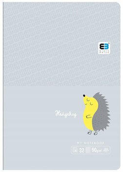 Zeszyt A5 32 Linia Black&Blue Past Interdruk (qx)